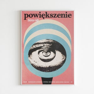 Powiększenie filmposter, Poolse poster, Poolse filmposter, retro filmposter, retro filmprint, vintage filmprint, Poolse print