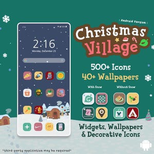 Christmas Village Icon Pack - Wallpapers and Widgets - Android