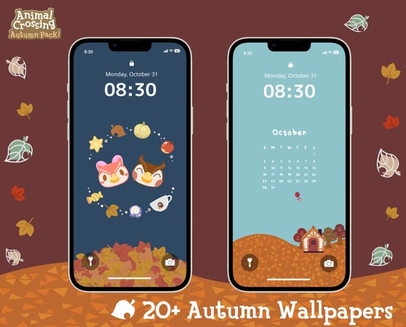 Animal Crossing Fondos de pantalla de otoño - Etsy España Animal Crossing Fondos de pantalla de otoño - Etsy España