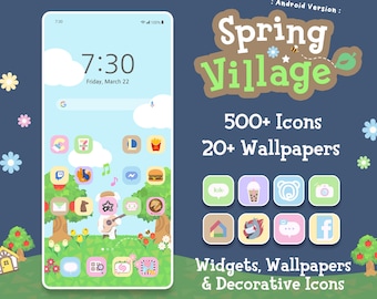 Paquete de iconos de Spring Village: fondos de pantalla y widgets para Android