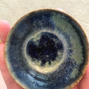 Tiny ceramic bowl geode image 4