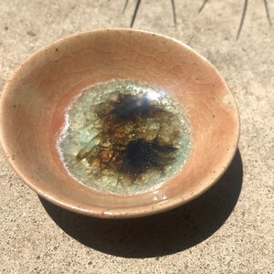 Tiny ceramic bowl geode image 10