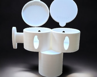 Bundle - OLD gen Spectra Breast Pump 's Bottle Holder Attachment and Flange Covers , Spectra breastpump Accessories, 3D printed