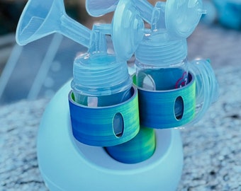 Rainbow Spectra Bottle Holder Attachment, Spectra pump, 3D printed