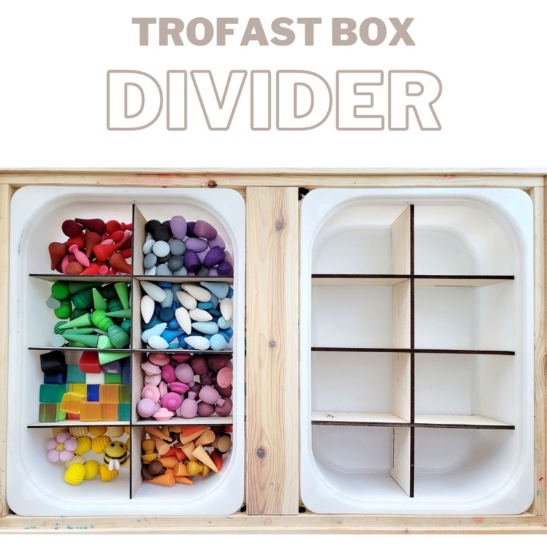 Ikea Trofast Bin Divider Tub Divider Tinker Tray Gift for Etsy