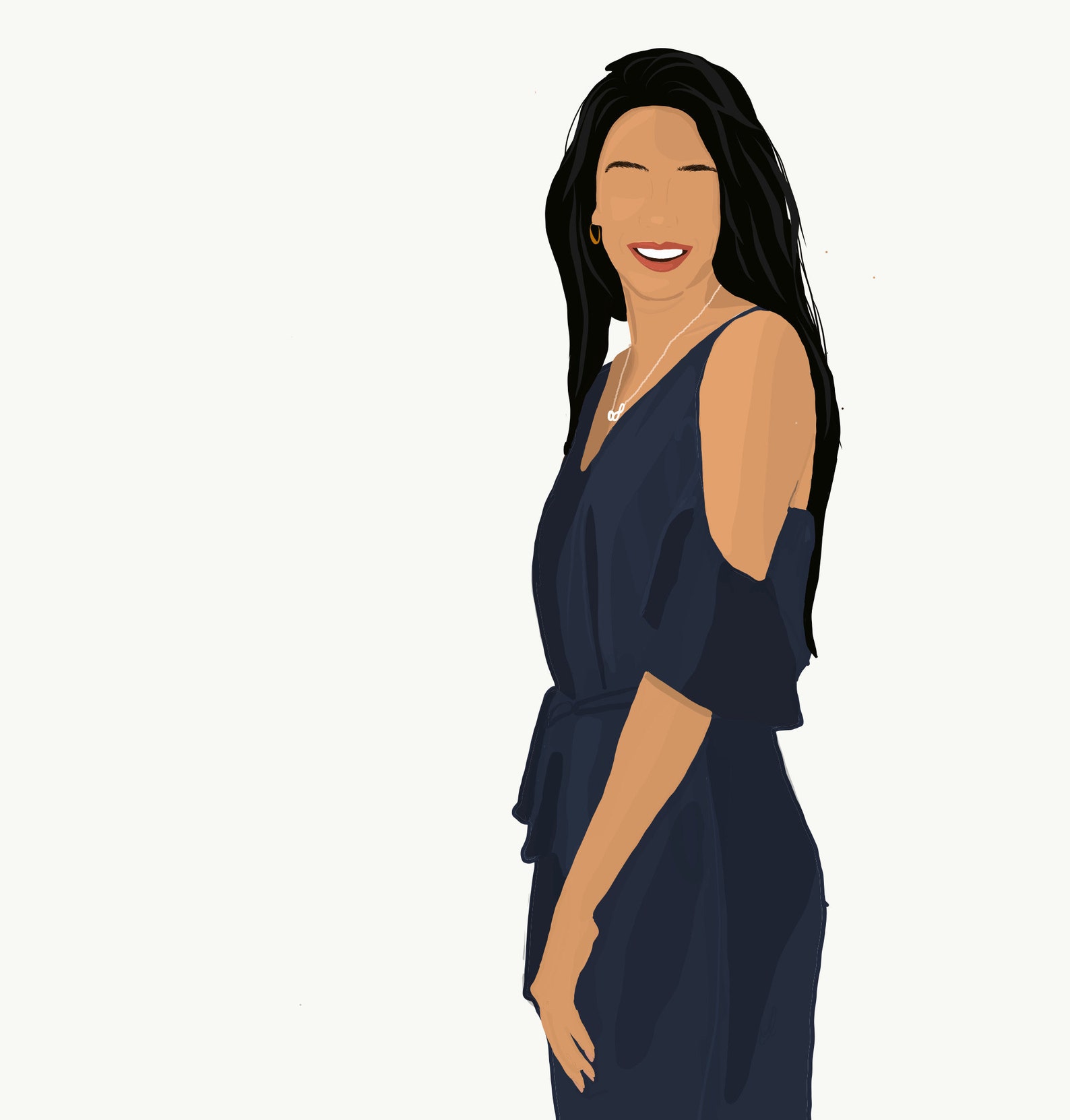 Customized Digital Portrait From Photo Digital Drawing Etsy