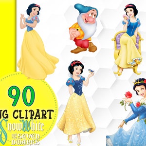 Snow White png clipart,princess clipart,princess,Snow White,Seven Dwarfs clipart,Snow White png
