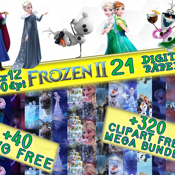 Mega Bundle Frozen Free clipart,Frozen party,Frozen,Frozen digital papers,Frozen Background,Frozen svg,Frozen clipart,Frozen 2