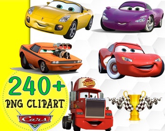 Cars clipart png,240+ Clipart,McQueen clipart,Transparent Background,Cars,Planes clipart