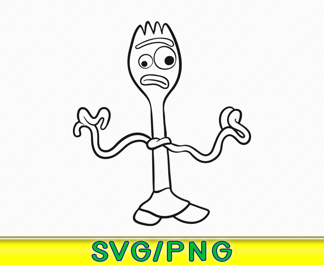 Forky Vector Svg, Forky Toy Story svg Disneyland Ears svg pn - Inspire  Uplift