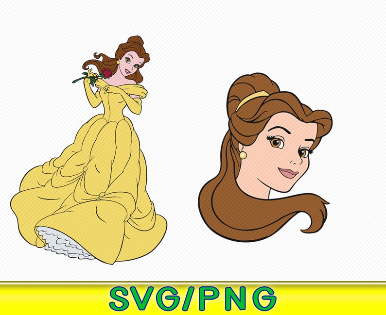 Free Free 181 Disney Belle Svg SVG PNG EPS DXF File