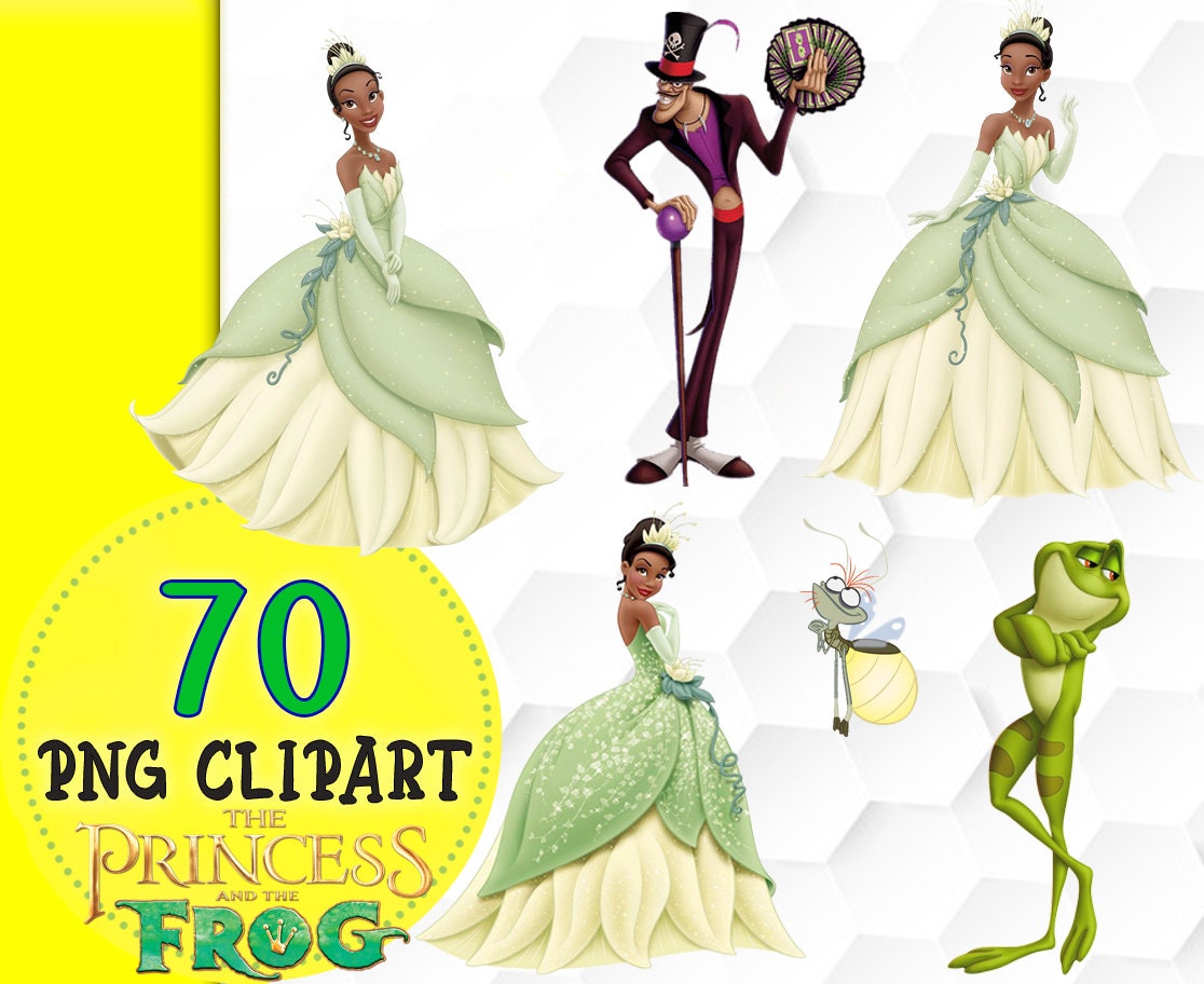 The Princess and the Frog Clip Art