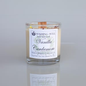Hand Poured Soy Candle, Wood Wick, Aromatherapy, Dye Free Bild 12