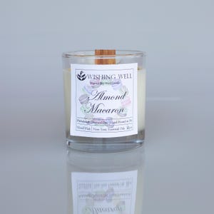 Hand Poured Soy Candle, Wood Wick, Aromatherapy, Dye Free Bild 3