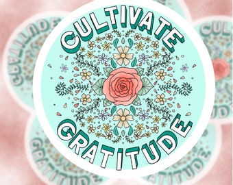 Cultivate Gratitude Sticker