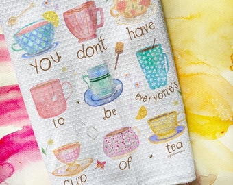 Cup of Tea | Inspirational Tea Towel