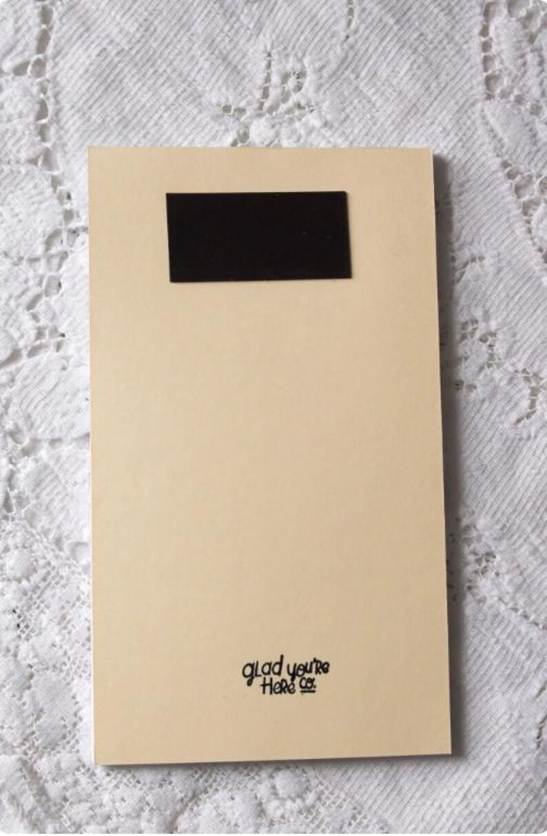 Library Bookshelf Notepad With Magnet Option | Book Lover Lined Notepad ...