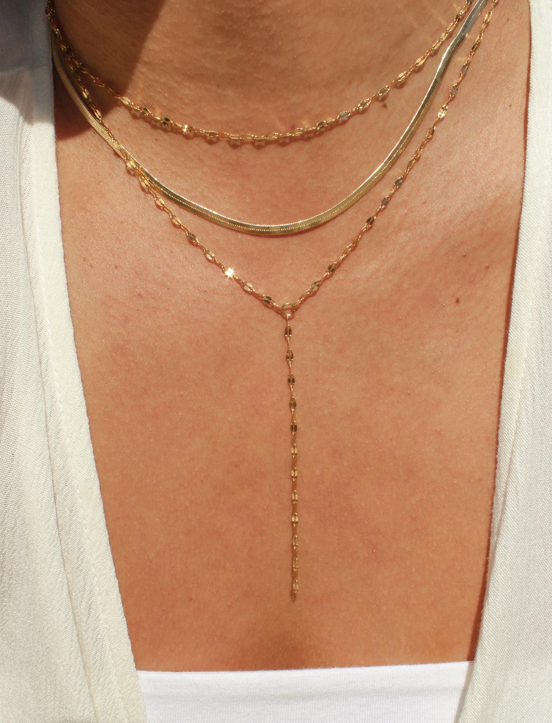ネックレス・ペンダント Chunky Chain With drops Necklace Pandora Infinite Lab-Grown Diamond Drop Necklace | Sterling