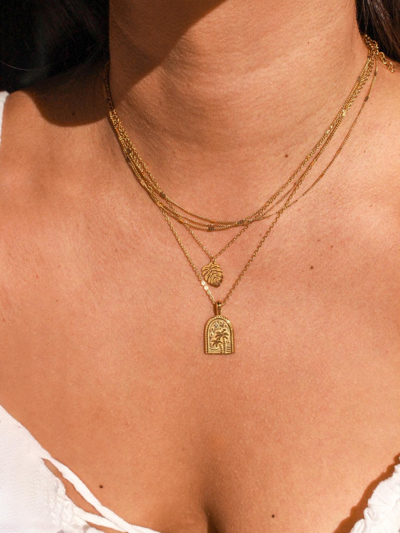 アクセサリー 2020s Stussy palm tree necklace gold 925 2020s Stussy palm tree necklace gold 925