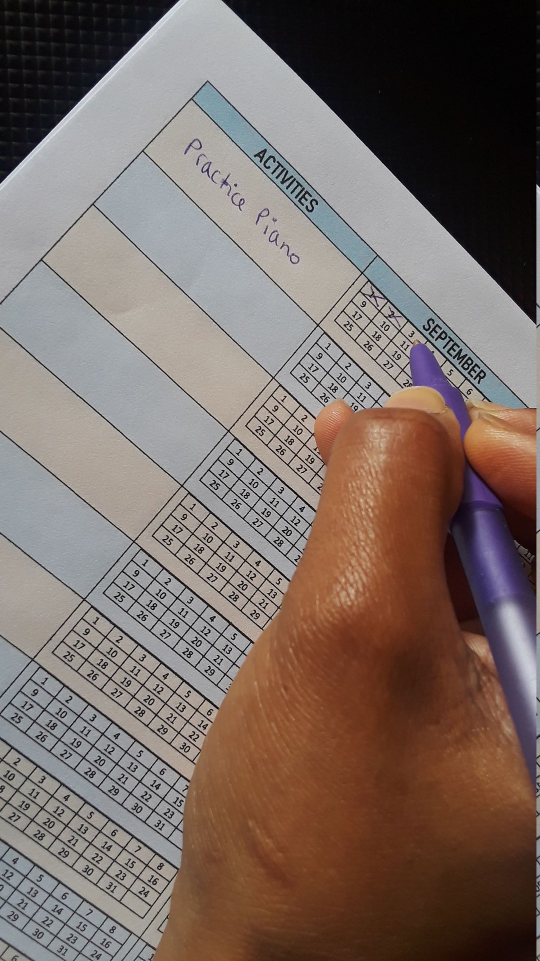 Daily Activities Tracker - Etsy