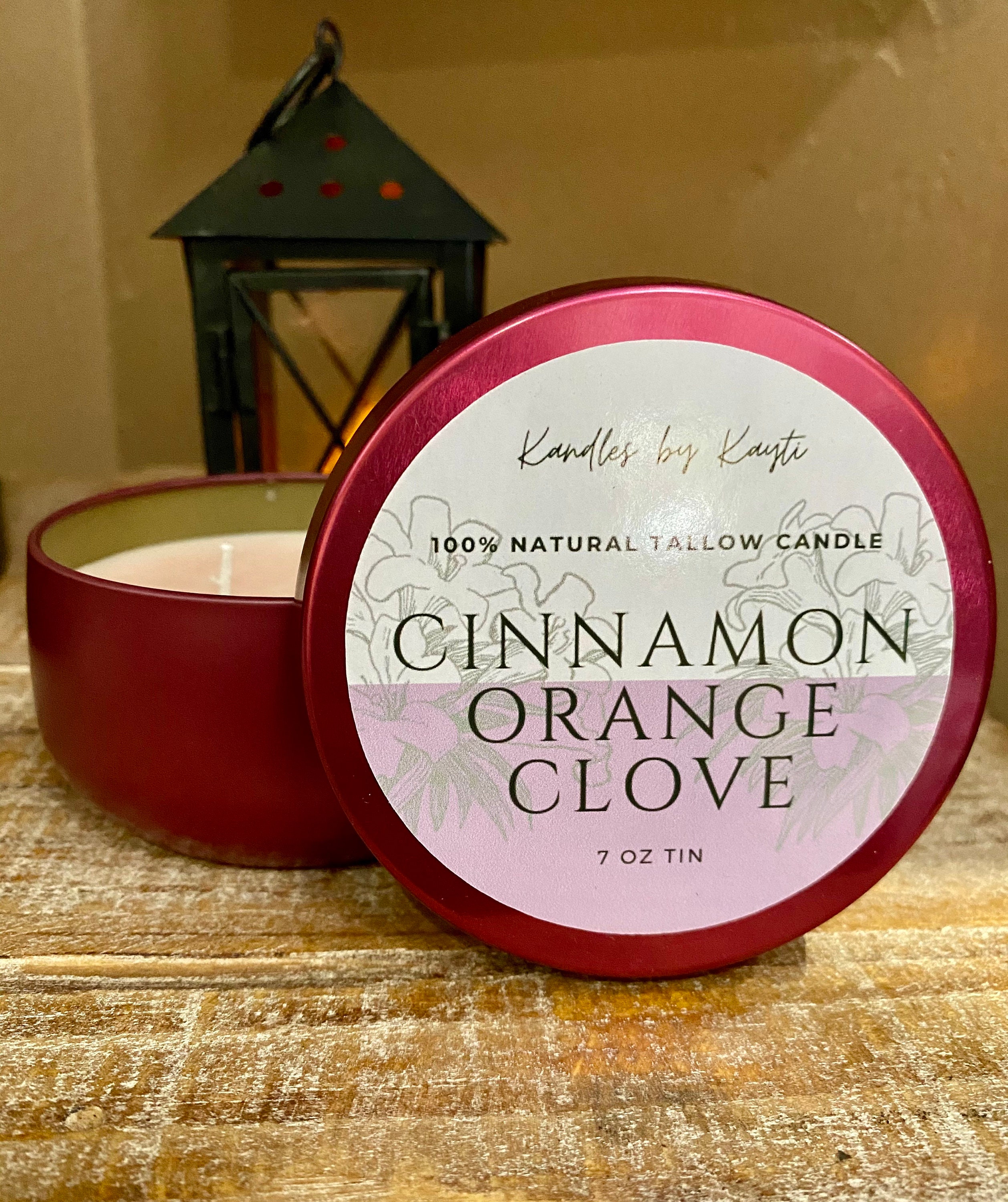 Cinnamon Orange Clove 7 oz candle Etsy