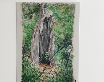 High Quality Fine Art Print - Nature Art - Forest Painting - Wall Art - Cottagecore Décor