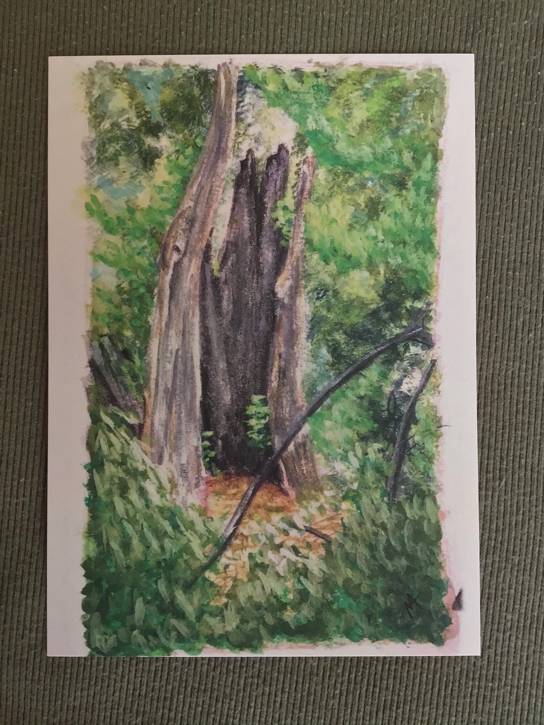 High Quality Fine Art Print Nature Art Forest Painting | Etsy