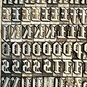 18 pt American Text (ATF #567) letterpress type