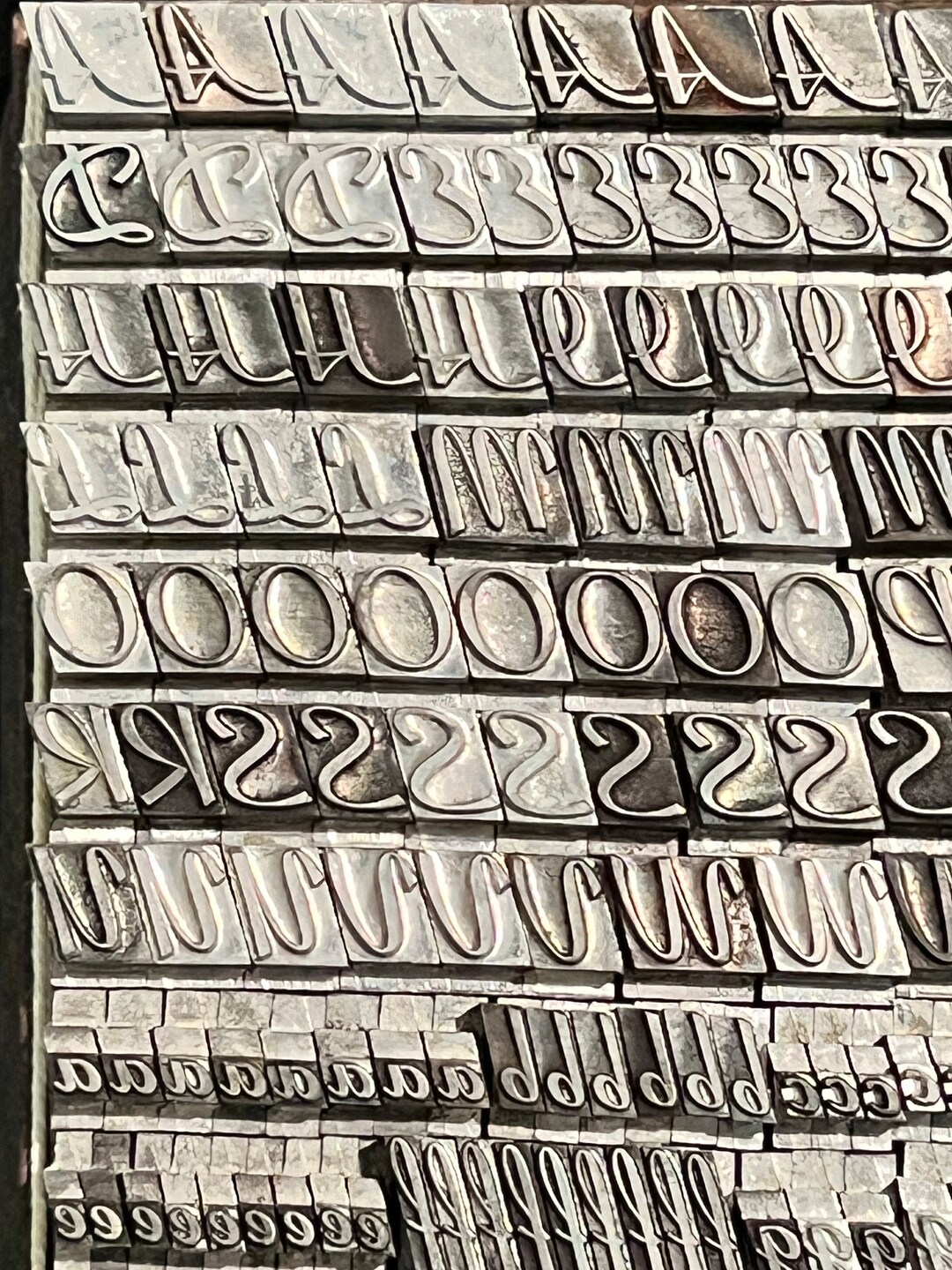 24 Point Bold Letterpress Type for Printing 1 Etsy