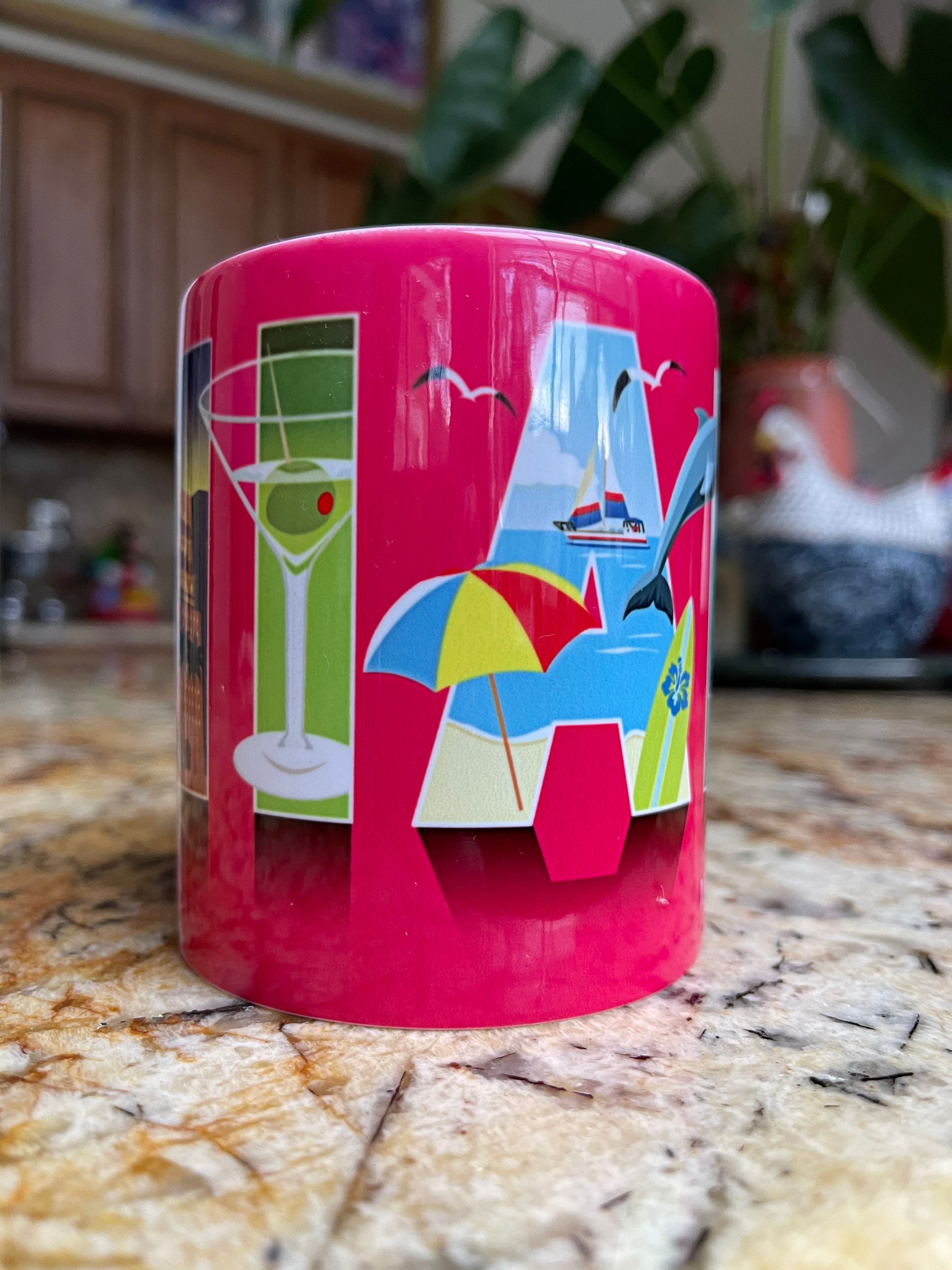 TAZA DE MIAMI Florida. Souvenirs Taza de colección Etsy