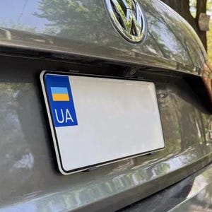 Number Plate Holder Universal Licence Plate Clips Frameless Push&Clip
