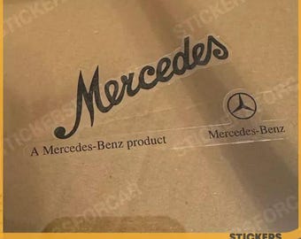 Clear Inside Mercedes Signed Windshield Glass Decal A2115841938 Black Replica