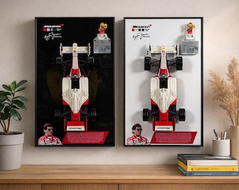 Ramka ścienna 50 x 30 cm Lego McLaren MP4/4 Ayrton Senna 10330