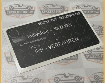 BMW Individual Label Sticker Decal - M3 G80 G82