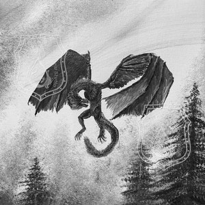 Dragon Art Printable | Fantasy Wall Art Printable | Fantasy Art Prints | Magical Painting | Fantasy Painting | Gift For Him
