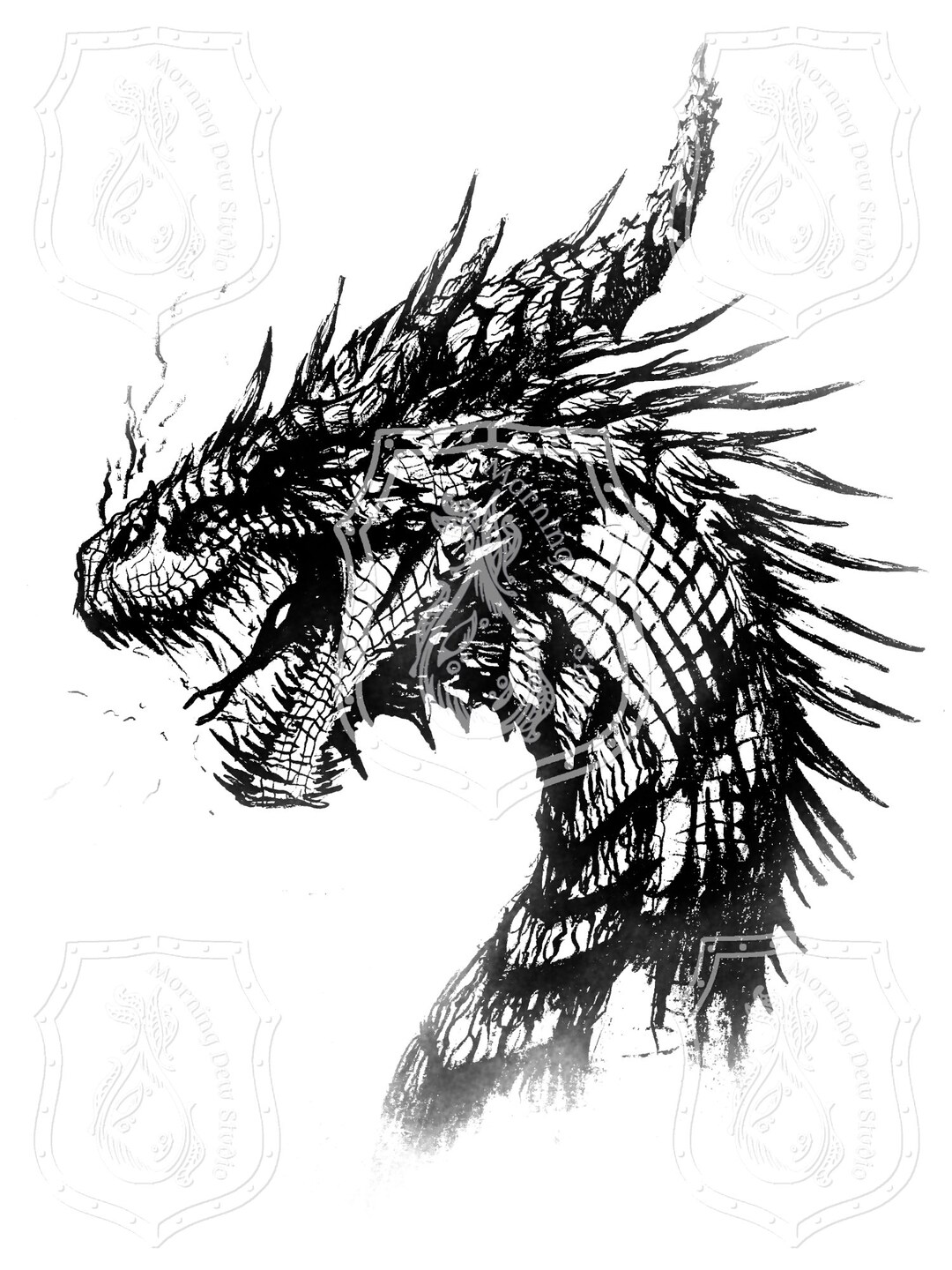 Dragon Art Printable Fantasy Wall Art Printable Fantasy Art Prints