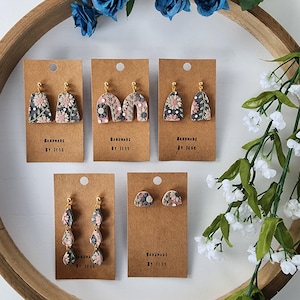Daisy Collection | Handmade Polymer Clay Earrings | Clay Tree Co.