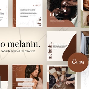 Melanin Canva Templates