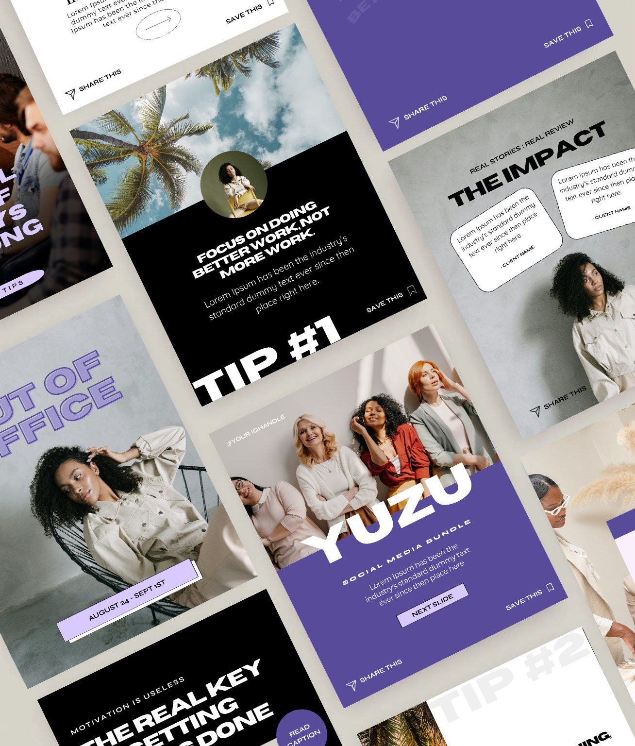 40 Canva Carousel Social Media Bundle for Coaches Consultants & Service ...
