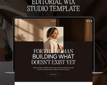 Editorial Wix Studio Template for Coaches, Consultants, Personal Brands (Digital Download)