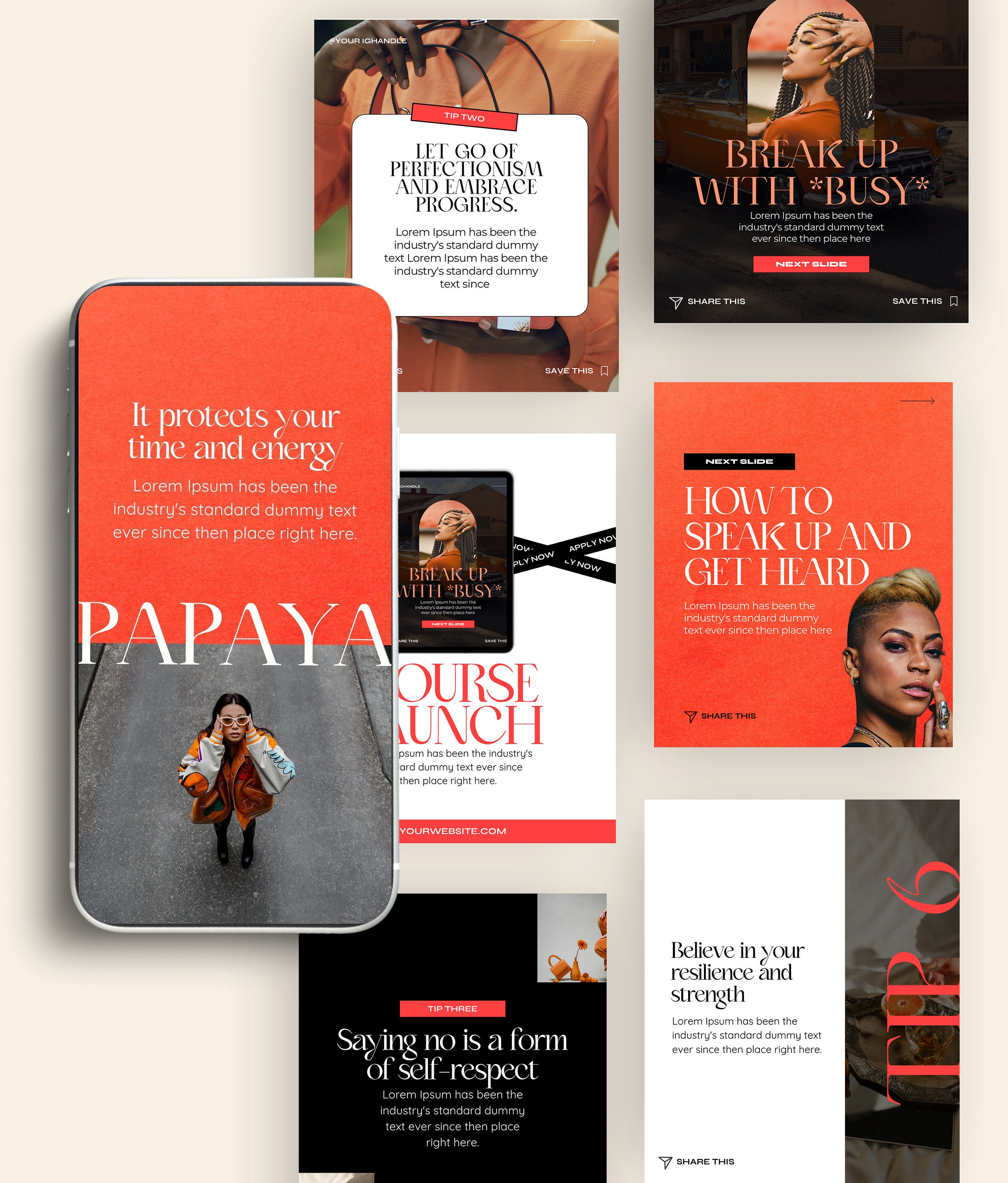 40 Canva Carousel Social Media Bundle for Coaches, Consultants ...