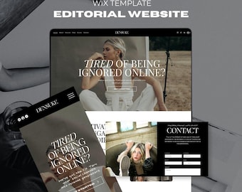 Premium Wix Studio Website Templates for coaches social media managers design influencers blogger authors and Female Entrepreneurs