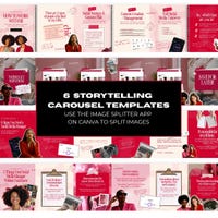 Educational Carousel Template for Coaches & Expert, Informative ...