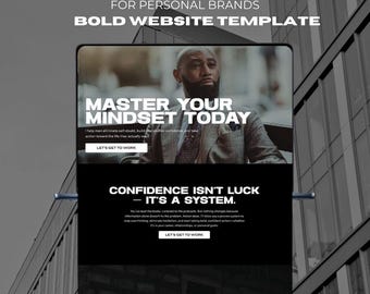 Premium Wix Studio Website Templates for Men- coaches authors leaders, social media managers influencers bloggers, and Entrepreneurs Leaders