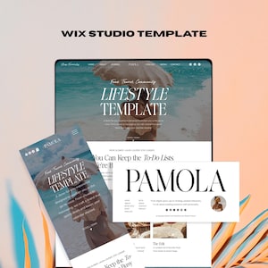 Websitesjabloonontwerp Blogsjabloon Winkelintegratie Platform instellen Bedrijf Wix Studio Tool Kit Professionele luidsprekerkit Paginalay-out