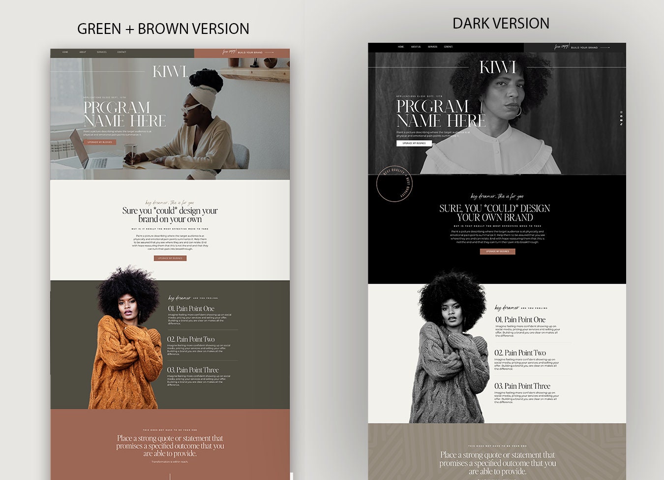 Premium Sales Templates Wix Template for Servicebased Etsy Premium Sales Templates Wix Template for Servicebased Etsy