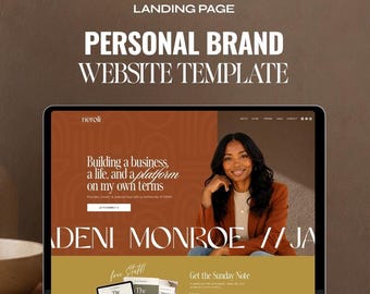 Neroli Wix Personal Brand Website Template | Coach, Creator, Entrepreneur Landing Page