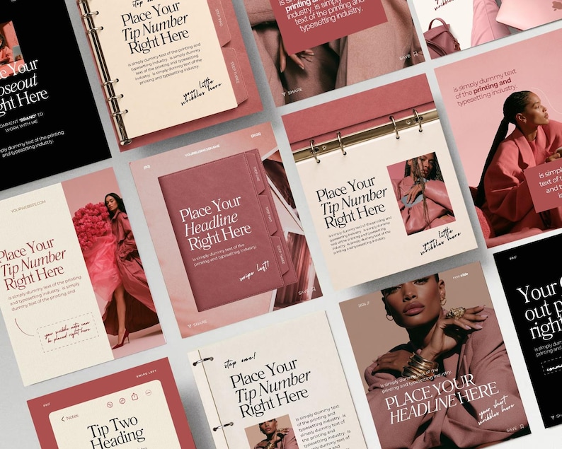 45+ Canva Social Media Templates for Coaches | Instagram Bundle ...