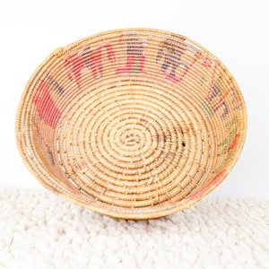 Boho Vintage Hopi Basket with Coil