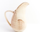 Vintage Metlox Barkwood Vernonware Pottery Pitcher, Farm Table Pitcher